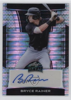 2025 Leaf Metal Silver Pulsar 2/10 Bryce Rainer #BA-BR1 Auto y6t