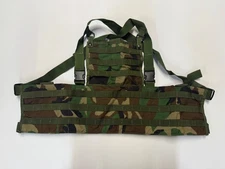 NEW SDS RACK Load Bearing Vest Chest Rig M81 Woodland Black Buckle Ranger