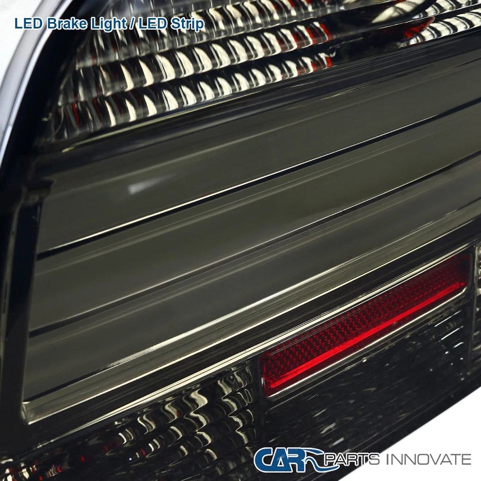 Smoke Fits 2001-2003 BMW E39 5-Series M5 525i 530i 540i LED Tail Lights Lamp Foto 3 de 4