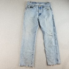 Wrangler Jeans Men's Sz 33x30 VTG Regular Fit Light Wash 100 Cotton Normcore