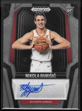 2024-25 Panini Prizm Black - Rookie Signatures Nikola Durisic #RS-DUR (AU, RC)
