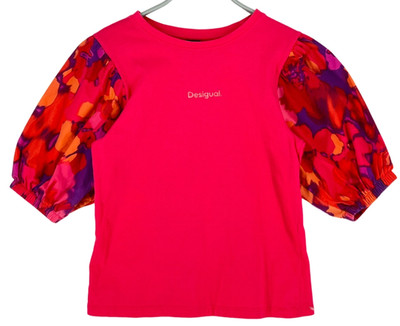 Desigual Kids Girls Round Neck Short Sleeve T-Shirt Size 11 - 12 Years
