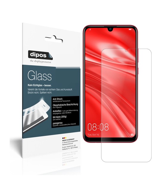 2X Schutzfolie FüR Huawei Nova Lite 3 Matt - Anti-Shock 9H Folie Dipos Glass-image