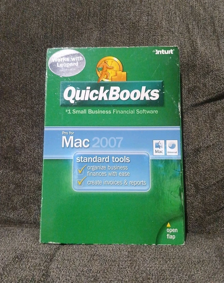 QuickBooks Pro For Mac 2007 w/ Product Key - Image 2 of 3