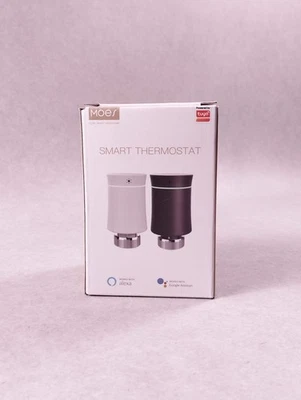Tête thermostatique connectée Moes Smart Thermostat blanc - Photo 1/4