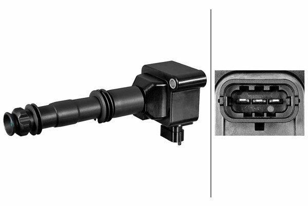 ZüNdspule Hella 5DA 358 290-151 12V FüR Porsche Boxster 986 911 996 Carrera-image
