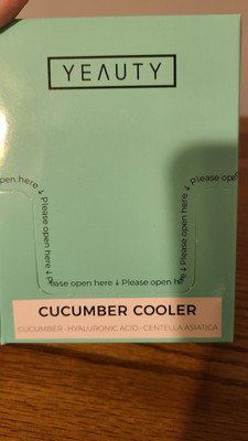 Yeauty Cucumber Cooler Eye Mask - 25 Pairs Cucumber, Hyaluronic Acid,Centella