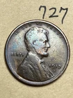 1913-S LINCOLN WHEAT CENT, low mintage date, "FINE" condition #727