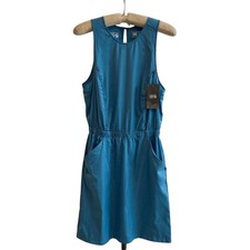 NEW Mountain Hardwear Women's Small Blue Sleeveless Knee Length Tank Dress - CJ