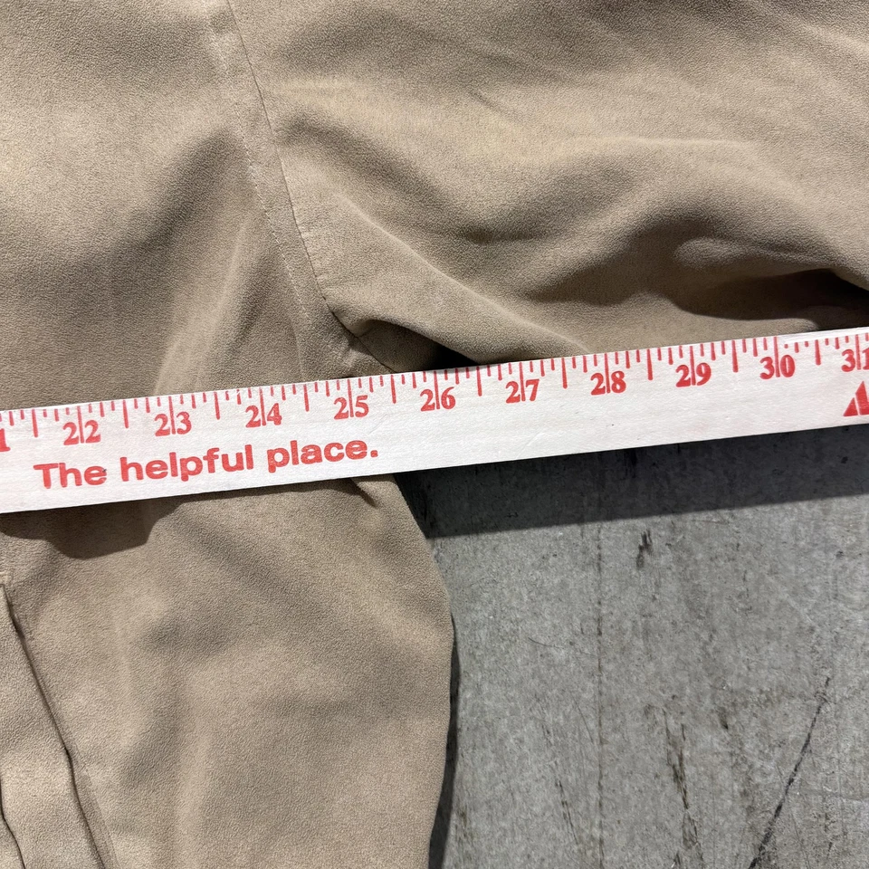 Chaqueta Impermeable Para Hombre Extra Grande Bronceado Cremallera Frontal Harrington Abrigo Bombardero Forrado Foto 3 de 4