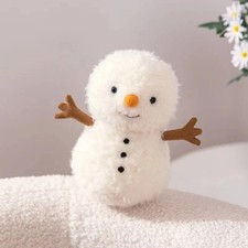 Jellycat Snowman Birthday Plush Doll 18CM Tags + Dust Bag Christmas Party Gift
