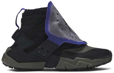 [AT0298-001] MENS NIKE AIR HUARACHE GRIPP 'BLACK OLIVE CANVAS'