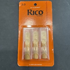 3-Pack Bb Clarinet Reeds Strength 3.0 Rico RCA0330