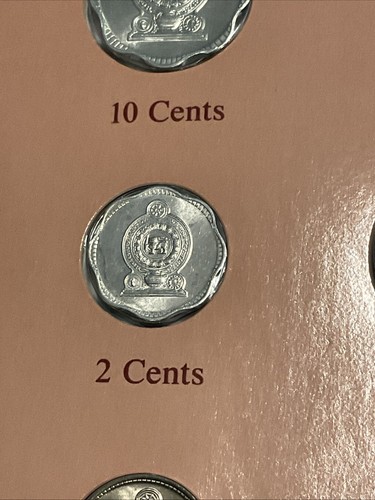 Coin Sets of All Nations Sri Lanka, Dem. Socialist Rep. Of With Card 1975-1978 - Picture 5 of 19