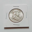 1956 GEM BU?  90% Silver Franklin Half  Dollar!!    Nice coin!   A235