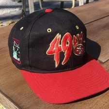 San Francisco SF 49ers KMG Pro Mode VTG Snapback Baseball Hat Cap Korea