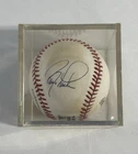 Barry Larkin Autographed Baseball Rawlings Official National League Used Ball