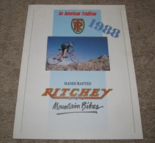 1988 Ritchey Handcrafted Mountain Bikes Catalog