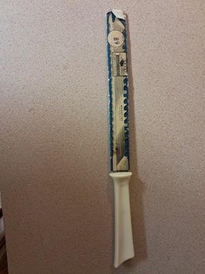 Vintage Quikut Quikkie Knife Stainless 2 edge Serrated Cross Cut Edge 9.5in