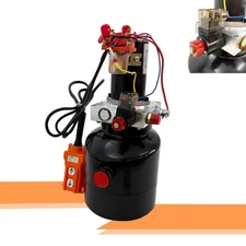12V Small Hydraulic Station Power Unit Hydraulic System Lift Power Unit 6.3QT