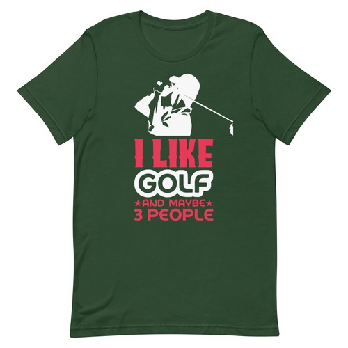 DIVERTIDA CAMISETA DE GOLF ME GUSTA EL GOLF Y TAL VEZ 3 PERSONAS GOLFISTA REGALO MARIDO DÍA DEL PADRE - Imagen 7 de 12