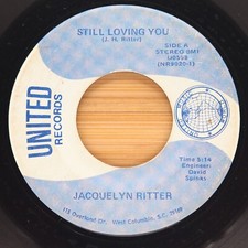 JACQUELYN RITTER - STILL LOVING YOU / YOU ARE (MY WORLD)  - SOUL FUNK 45 *HEAR*