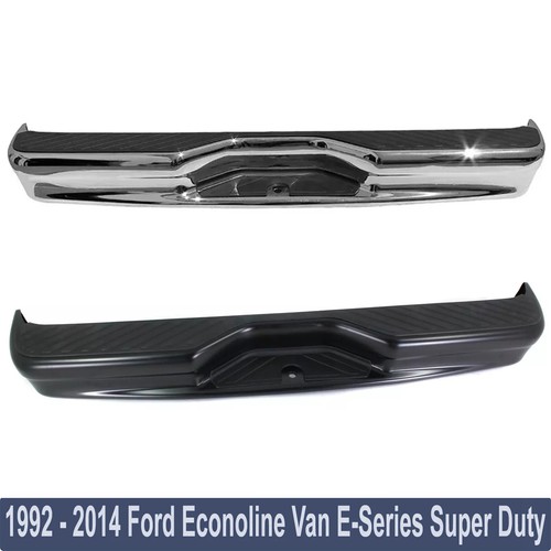 Rear Step Bumper For 1999-2014 Ford E-350 Super Duty 92-02 E-250 Econoline Van