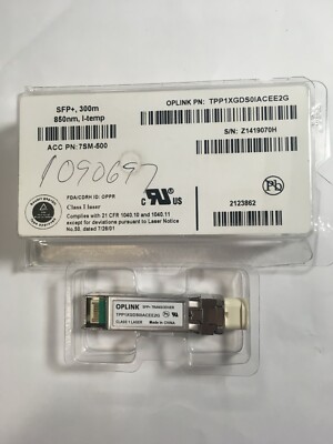 Genuine OPLINK TPP1XGDS0IACEE2G SFP+, 300m 850nm, I-temp Transceiver
