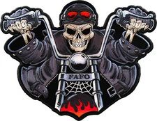 Skeleton Rider FAFO Patch - 12x9.3 inch - PL7487