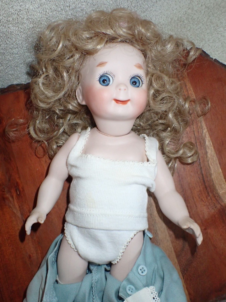 Reproduction Antique JDK 221 All Bisque Googly Eye Doll 12" eBay