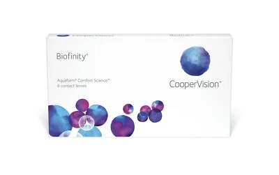 Biofinity Kontaktlinsen 6er mit und ohne Pflege Monatslinsen Cooper Vision