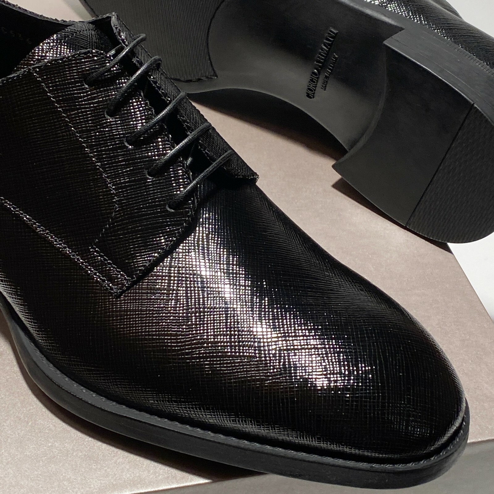 Pebbled Leather Formal Dress Oxford 