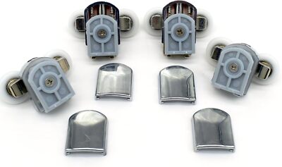 Set 8 Rotelle Box Doccia Universali 23mm - Rulli Superiori E Inferiori Per Vetro 4-5mm - Foto 5