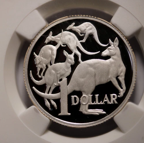 2006 Australia Silver Proof Mob of 'Roos Dollar $1 NGC PF69 Ultra Cameo