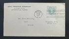 U.S - 1937 - VIRGINIA DARE FIRST DAY-MANTEO TO SWEDEN-COVER-J161