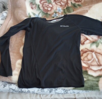 Columbia Omni Heat Base Layer Top and Bottoms Junior XL Black