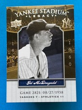 2008 Upper Deck Yankee Stadium Legacy Gil McDougald #YSL2821