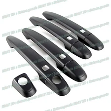 Matte Black Cover Trim For 2001-2006 Lexus LS430 Side 4 Smart Key Door Handle
