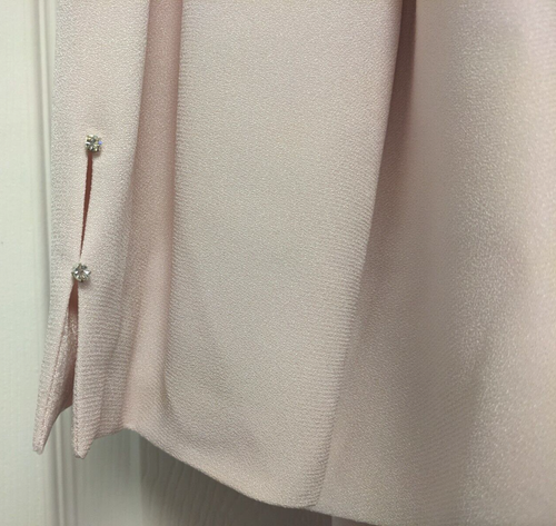 Damen Übergröße hellrosa festliches Anzugkleid, Anzugmantel & Kleid Set - Bild 10 von 21