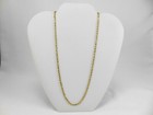 Grams 2mm Wide 20" Long (n1542) 14k Gold Singapore Chain Necklace 5.1