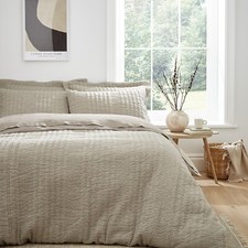 Image of Duvet Cover Bedding Set Tamba Jersey Stripe By Pineapple Elephant Natural