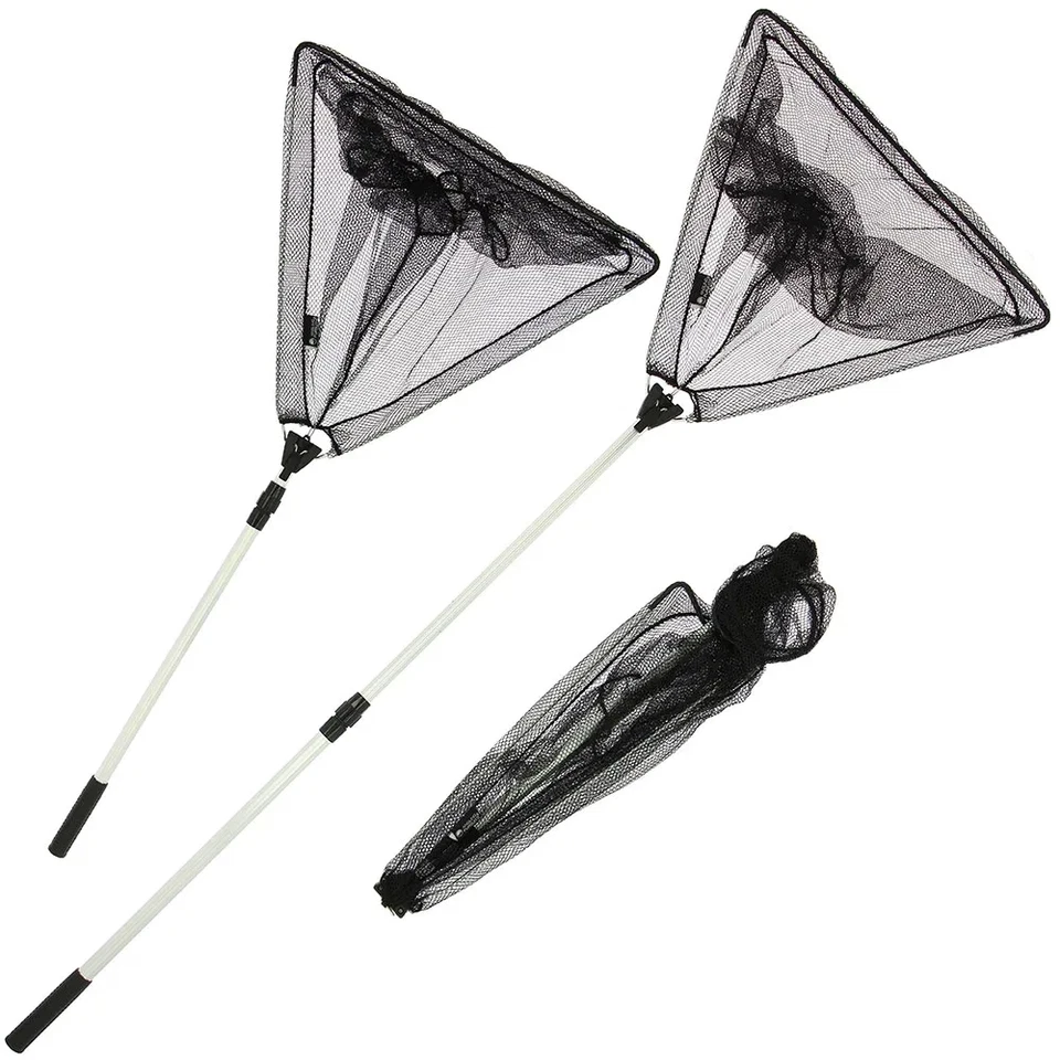 COMPLETE FISHING SET ROD AND REEL STARTER SET TRAVEL BAG FLOATS SHOT NET HOOKS - Image 4 of 4