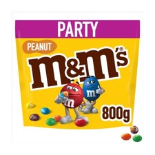 M&M's Peanut Party Pouch 800g - Pack x 7 Units (Full Case)