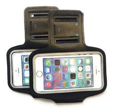 2 Packs Black 5.5  Screen Water Resistant Cellphone Armband Holder