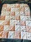 New! Crib, Baby, Toddler size handmade rag Quilt, Animals Woods Flannel