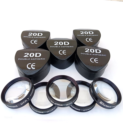 Lote de cinco lentes 20D color negro para oftalmólogo envío gratuito - Imagen 7 de 12