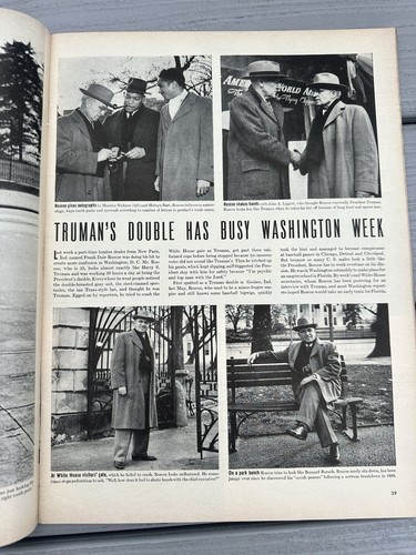 Vintage LIFE Magazine~December 10 1945~Party Dresses - Picture 8 of 10