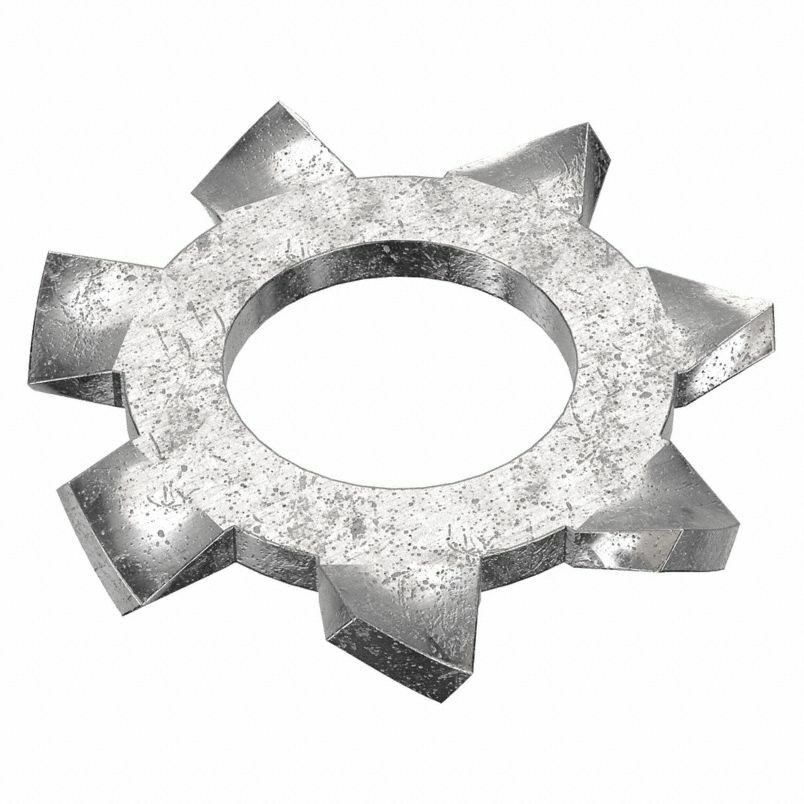 #6 Lock Washers for #6 Bolt 410 Stainless Steel External Tooth Star 100 PACK
