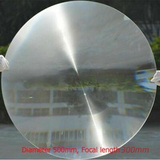 Round 500mm Optical Fresnel Lens Focal Length 300mm Solar Condensor DIY