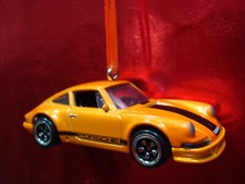  NEW  1971 71 PORSCHE 911 SPORTS CAR ORANGE CHRISTMAS TREE ORNAMENT